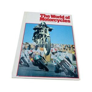 Vintage 1977 The World Of Motorcycles An Illustrated Encyclopedia racing